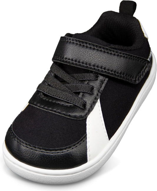 SKYWHEEL Toddler Wide Toe Box Barefoot Shoes Boys Sneakers Kids Tennis Shoes Comfort Lightweight Zero Drop Walking Shoe for Indoor/Outdoor Play