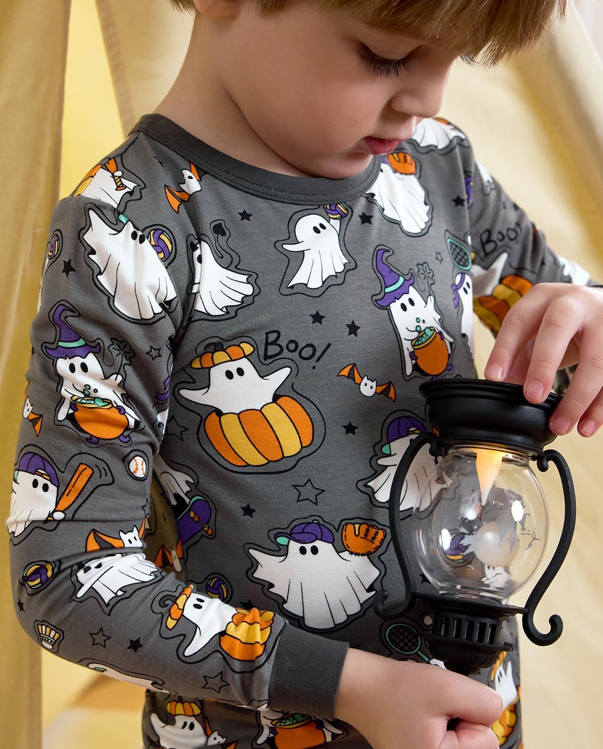 Bamboo Viscose Toddler Pajamas Boys Girls Baby 12M-8Y Pjs Sets Kids 2pcs Snug fit Long-Sleeve Sleepwear