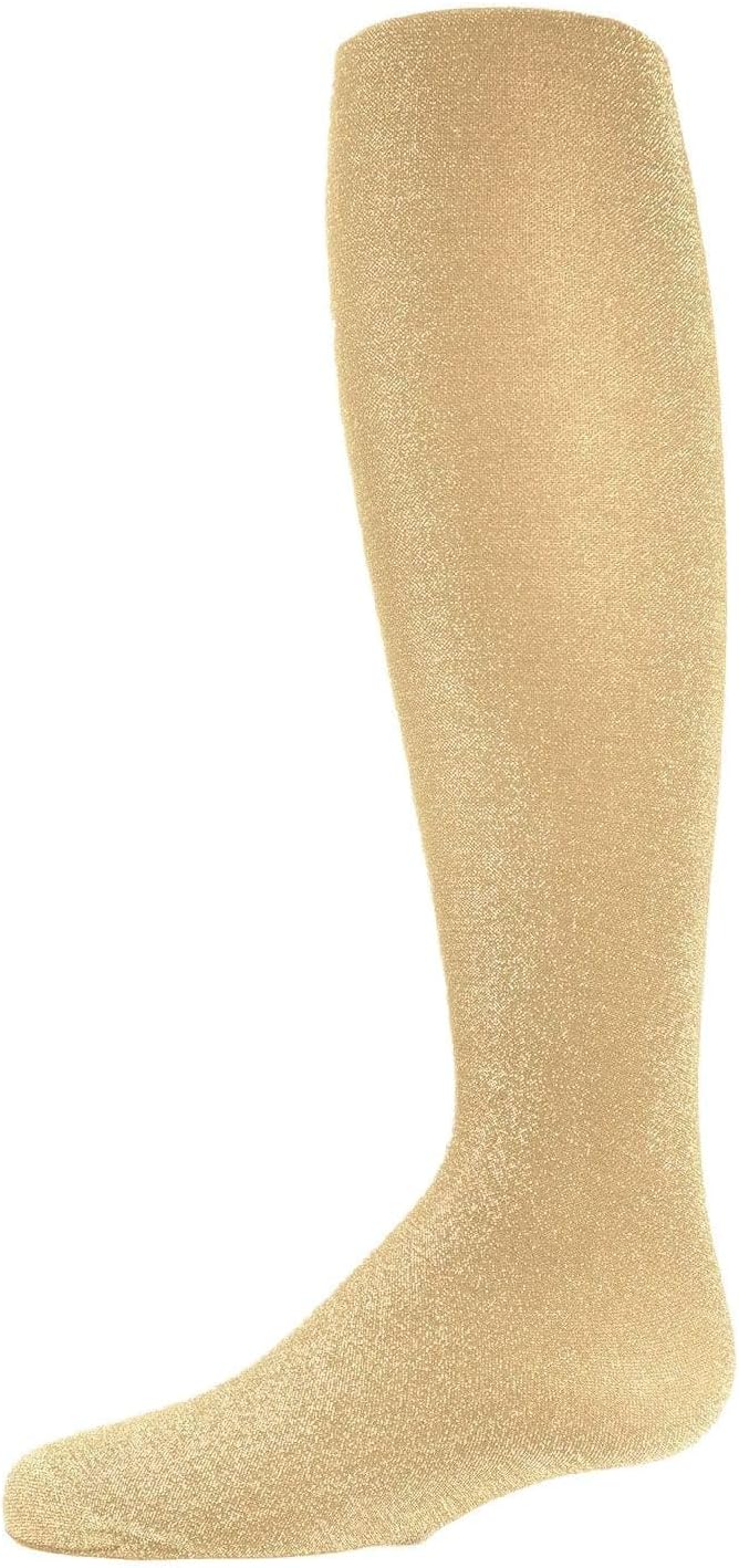 MeMoi Shining Star Shimmer Tights for Girls, Ultra Soft and Lightweight Opaque Girl Tights - Sizes 2-14