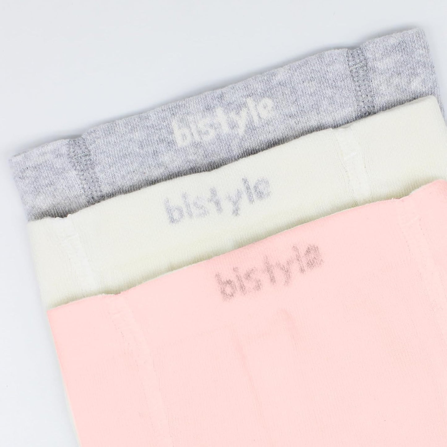 bistyle Baby Girls Tights Thick Leggings Soft | Warm Organic Cotton Stockings Pantyhose | Newborn Infant Toddler 3 Pack