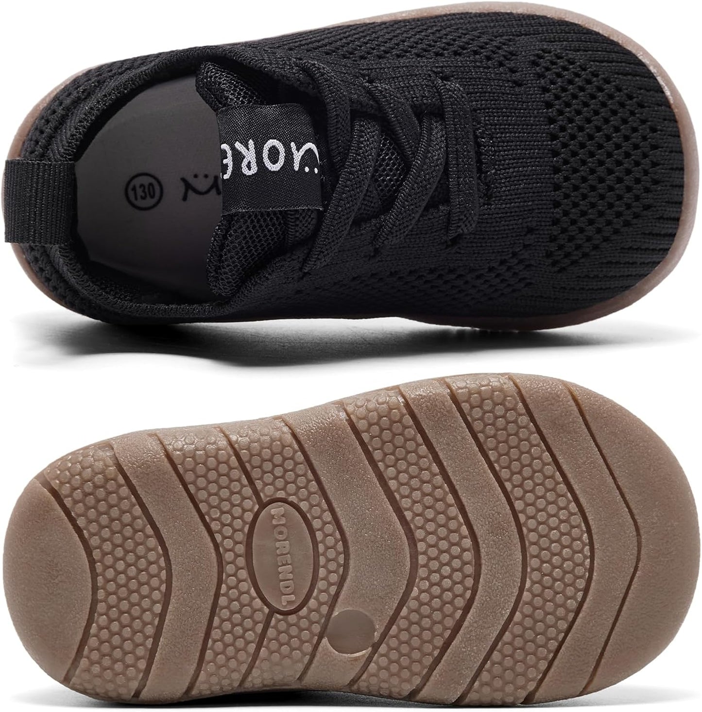 MORENDL Toddler Shoes Baby Walking Sock Shoes Infant Sneakers 0-4 Years Boy Girl Barefoot Tennis Shoe Non-Slip Brethable