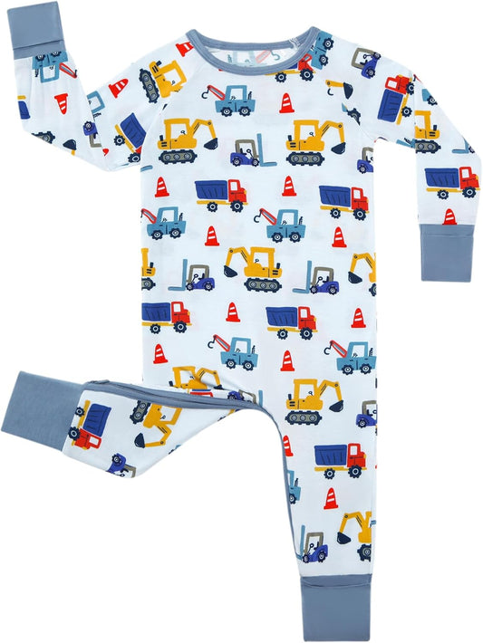 Baby Boys Girls Romper Long Sleeve Jumpsuits Infant Unisex One-Piece Bamboo Viscose Zipper Mitten Rompers