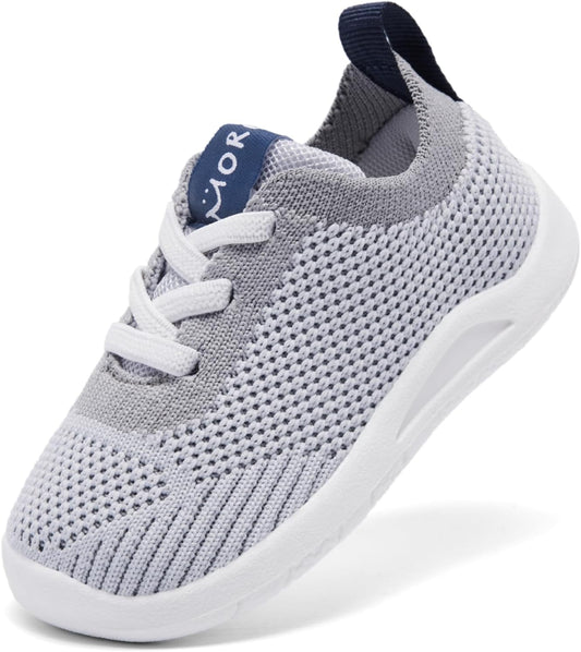 MORENDL Toddler Shoes Baby Walking Sock Shoes Infant Sneakers 0-4 Years Boy Girl Barefoot Tennis Shoe Non-Slip Brethable