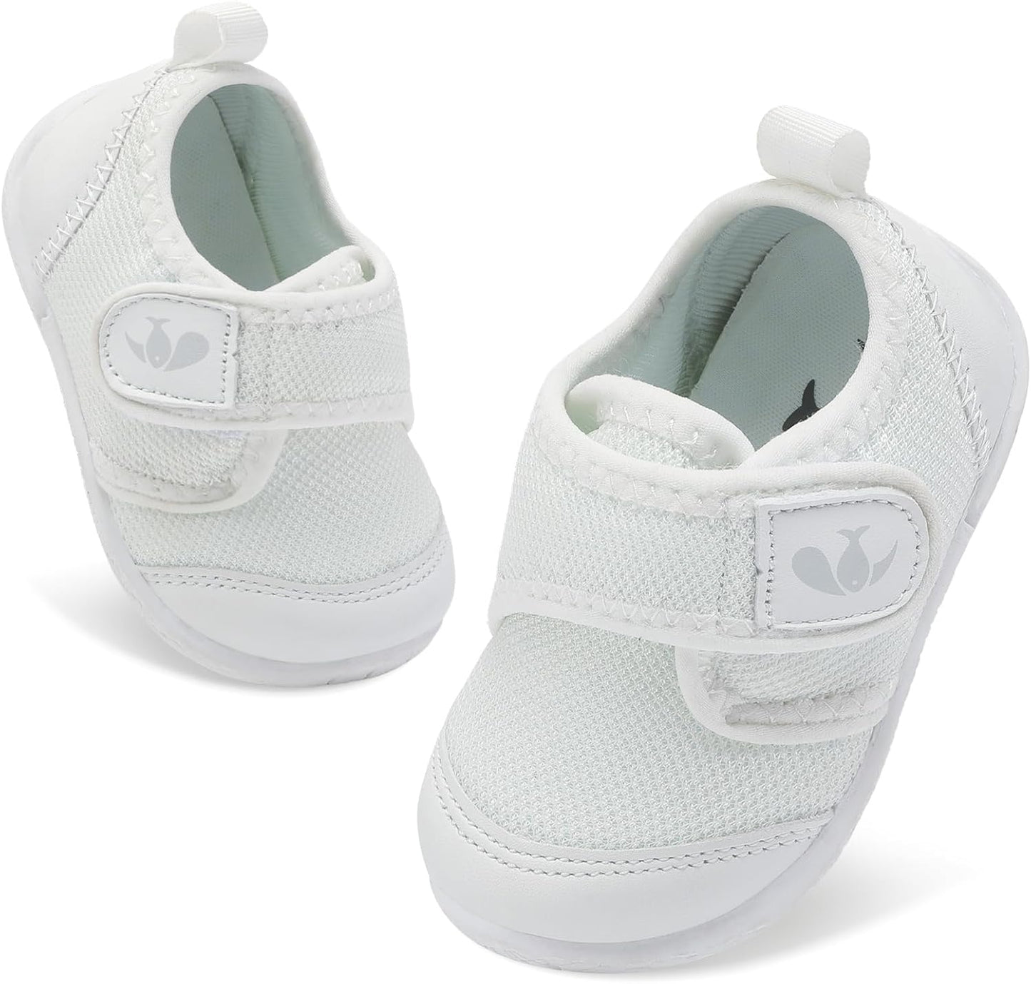 FEETCITY Baby First Walking Shoes Boys Girls Infant Sneakers Crib Shoes Breathable Lightweight Slip On Shoes