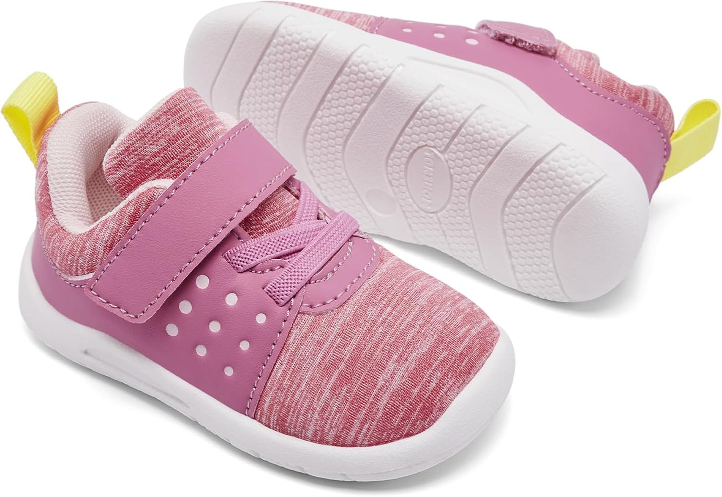 MORENDL Toddler Baby Shoes 0-4 Years Boy Girl Lightweight Breathable Non-Slip Sports Sneakers Running Walking Tennis Barefoot Shoes