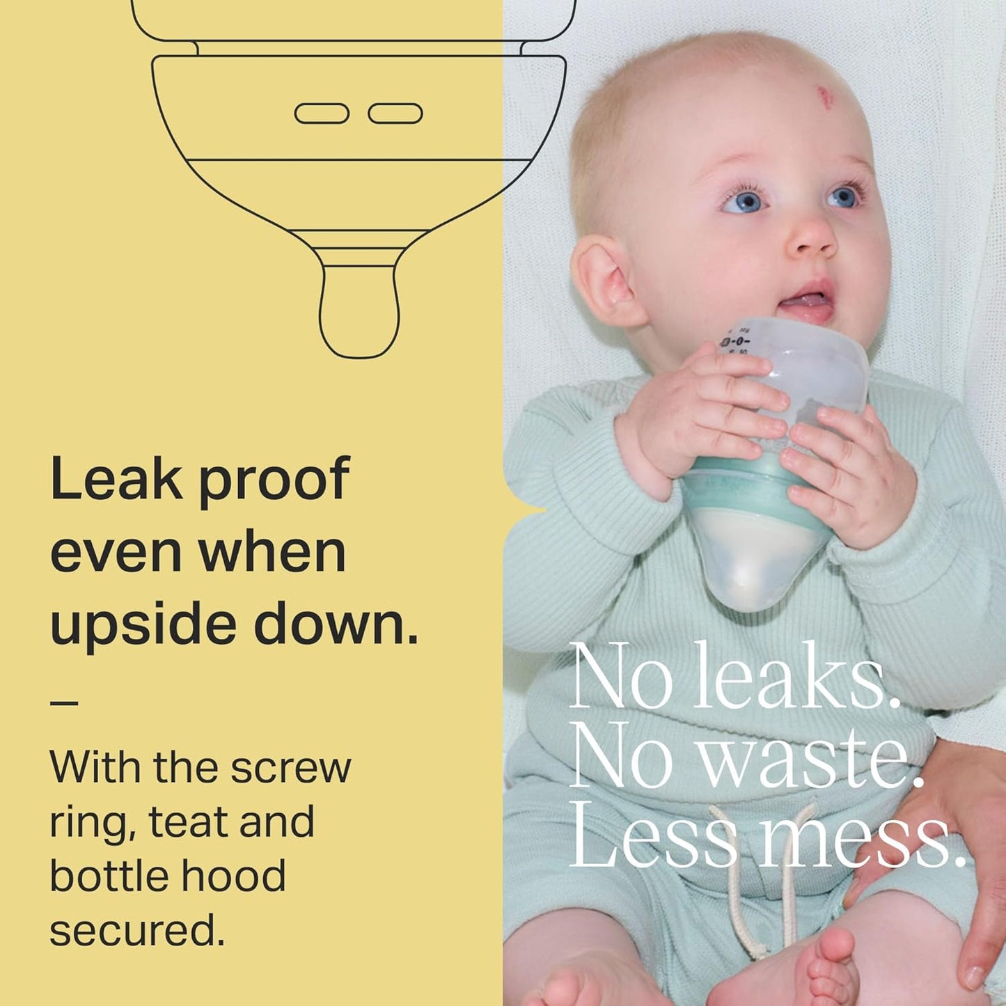 Tommee Tippee Advanced Anti-Colic 10 Piece Bottle and Pacifier Set, 5 and 9 oz BPA Free Bottles, Newborn 0+ months, Slow & Medium-Flow Breast-Like Nipples, 3 Travel Bottle Lids, 2 Ultralight Pacifiers