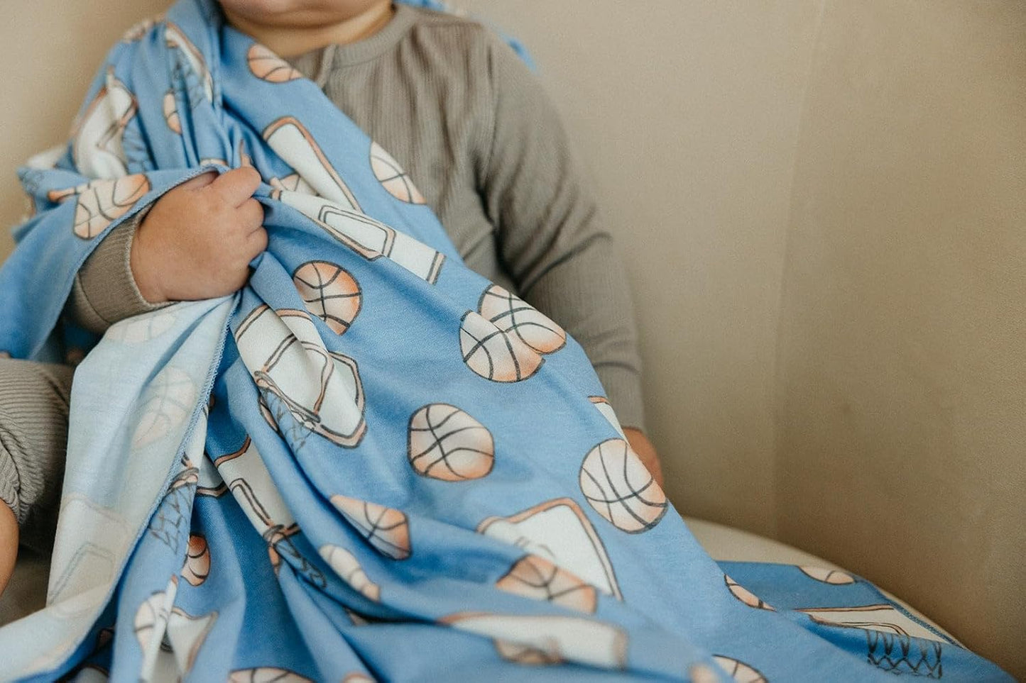 Copper Pearl Baby Swaddle Blanket - Premium Knit Baby Blanket, Large Soft Stretchy Receiving Blankets for Baby Boy and Girl, Swaddles for Newborn, Infant, and Toddler (Dunk)