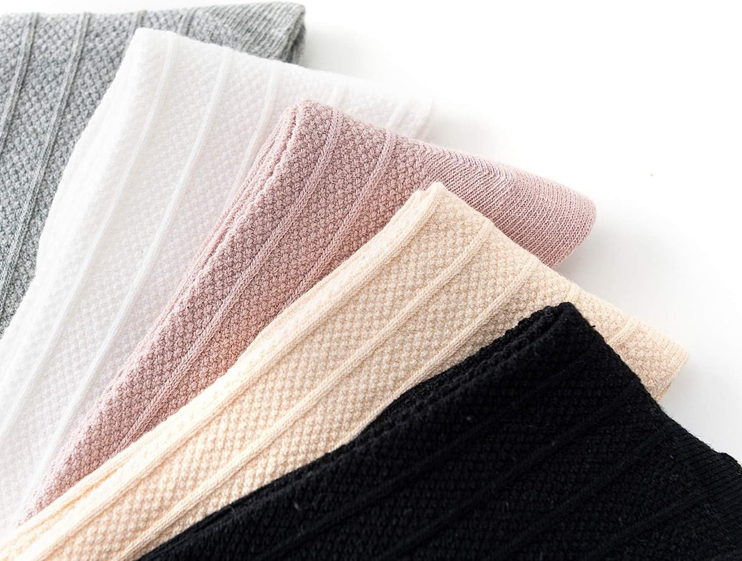 Zando Baby Knee High Socks - Infant to Toddler, Cotton Ruffle Socks, Warm Girls & Boys Long Stockings, 3-6 Pairs