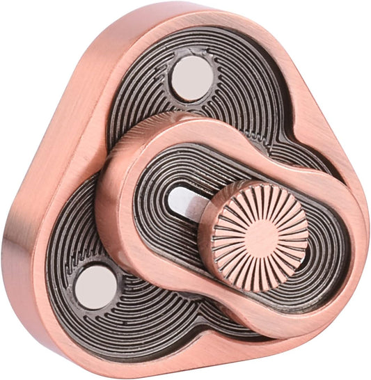 EDC Metal Fidget Slider Toys- Stress Relief EDC Fidget Slider Casual Metal Adult's Hand Toys Office Desk Toys Gifts Stress Toys for Adults(TR)