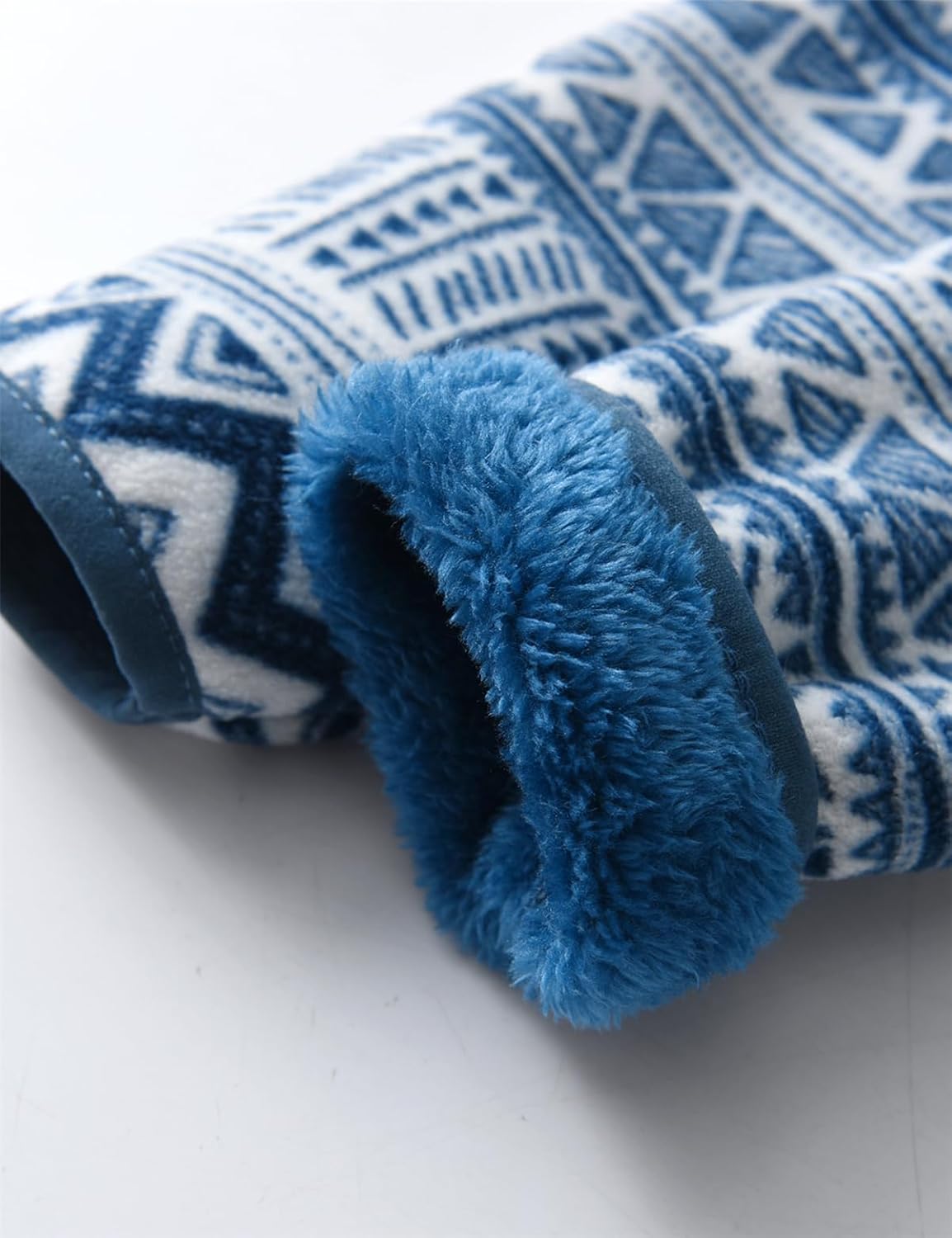 Kids Printed Polar Fleece Jacket Toddler Baby Boys Girls Autumn Winter Warm Sherpa Lining Outerwear Soft Lightweight