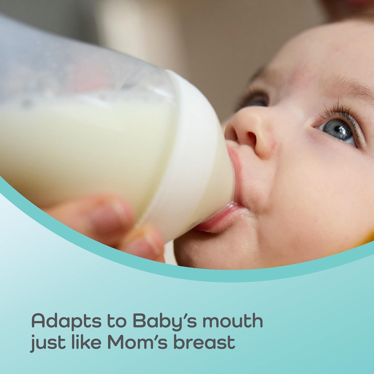 NUK Perfect Match Slow Flow 2-in-1 Natural and Anti-Colic Bottle, 5oz., 4 Pack, BPA Free