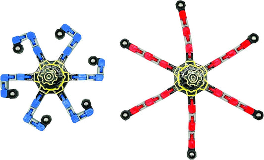 Raymond Geddes Stackable Spider Star Spinner Fidget Toy (12 Pack) - Calming Transformable Fidget Spinner – Unique Fidgets