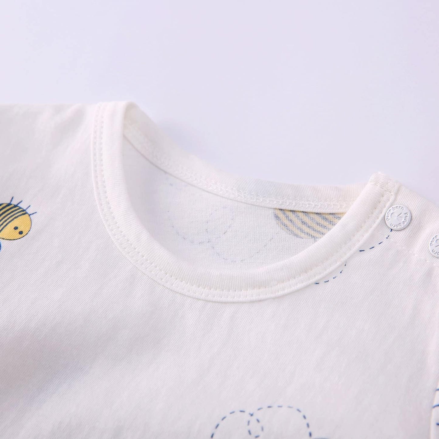 pureborn Baby Boys Girls Bodysuit Super Soft Cotton Romper 0-24 Months