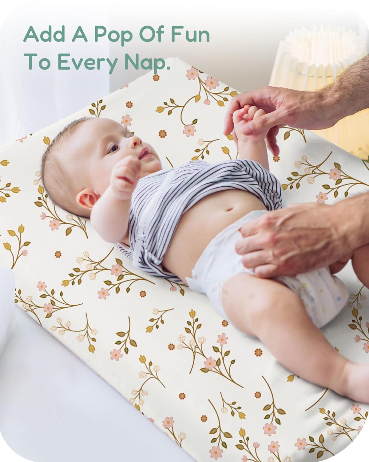 Extra Stretchy Changing Pad Cover, Ultra Soft Premium Jersey Knit Changing Pad Sheets, Unisex for Boys Girls, Fits All Standard Changing Tables/Dresser Tops - 2 Pack