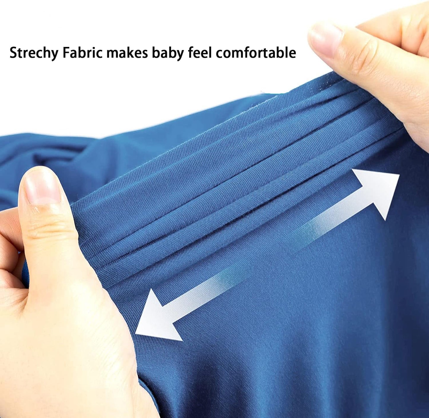 iEvolve Cotton Knitted Baby Swaddle Blanket with Hat Headband Set Newborn Swaddle Wrap Receiving Blankets for Baby Girl Boy 35" x 35"(Grey)