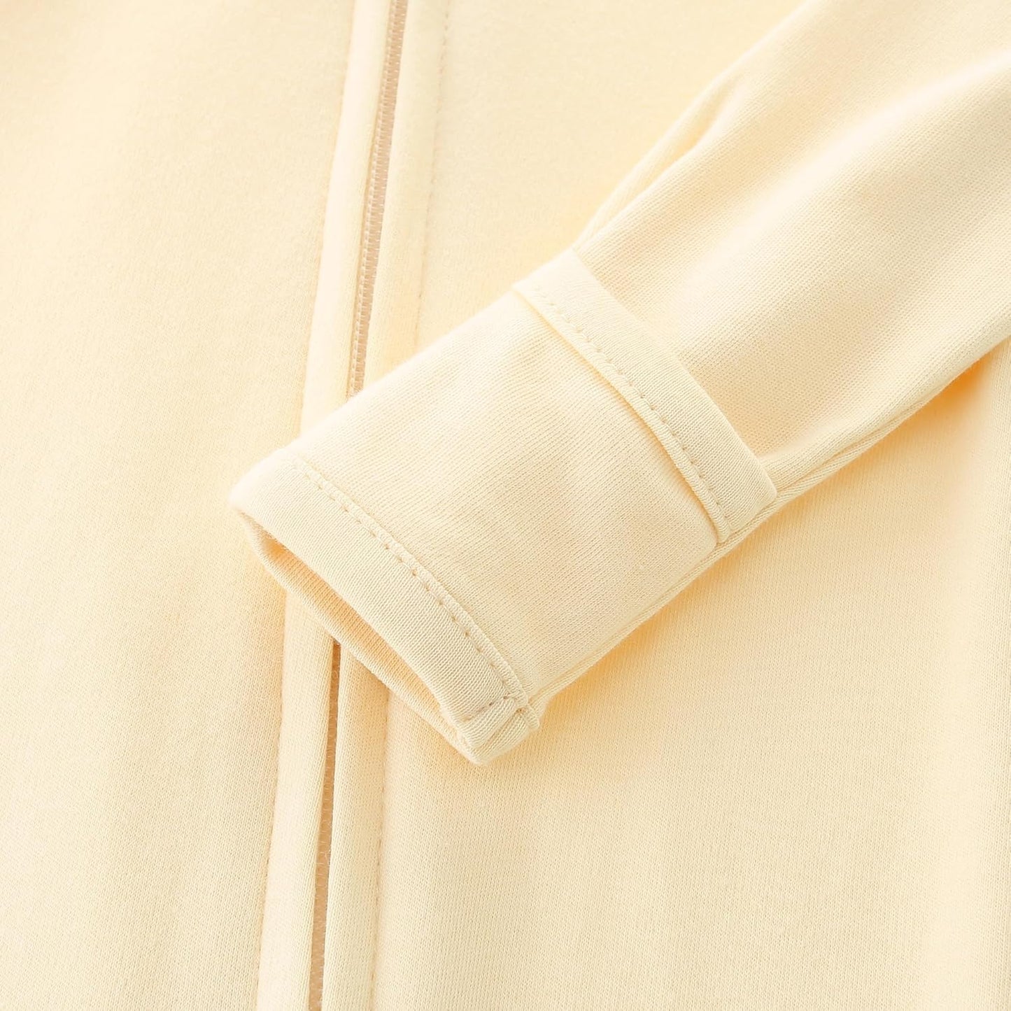 Baby Romper 100% Organic Cotton Pajamas One Piece Long Sleeve Zipper Footie Onesie for 0~12M Baby