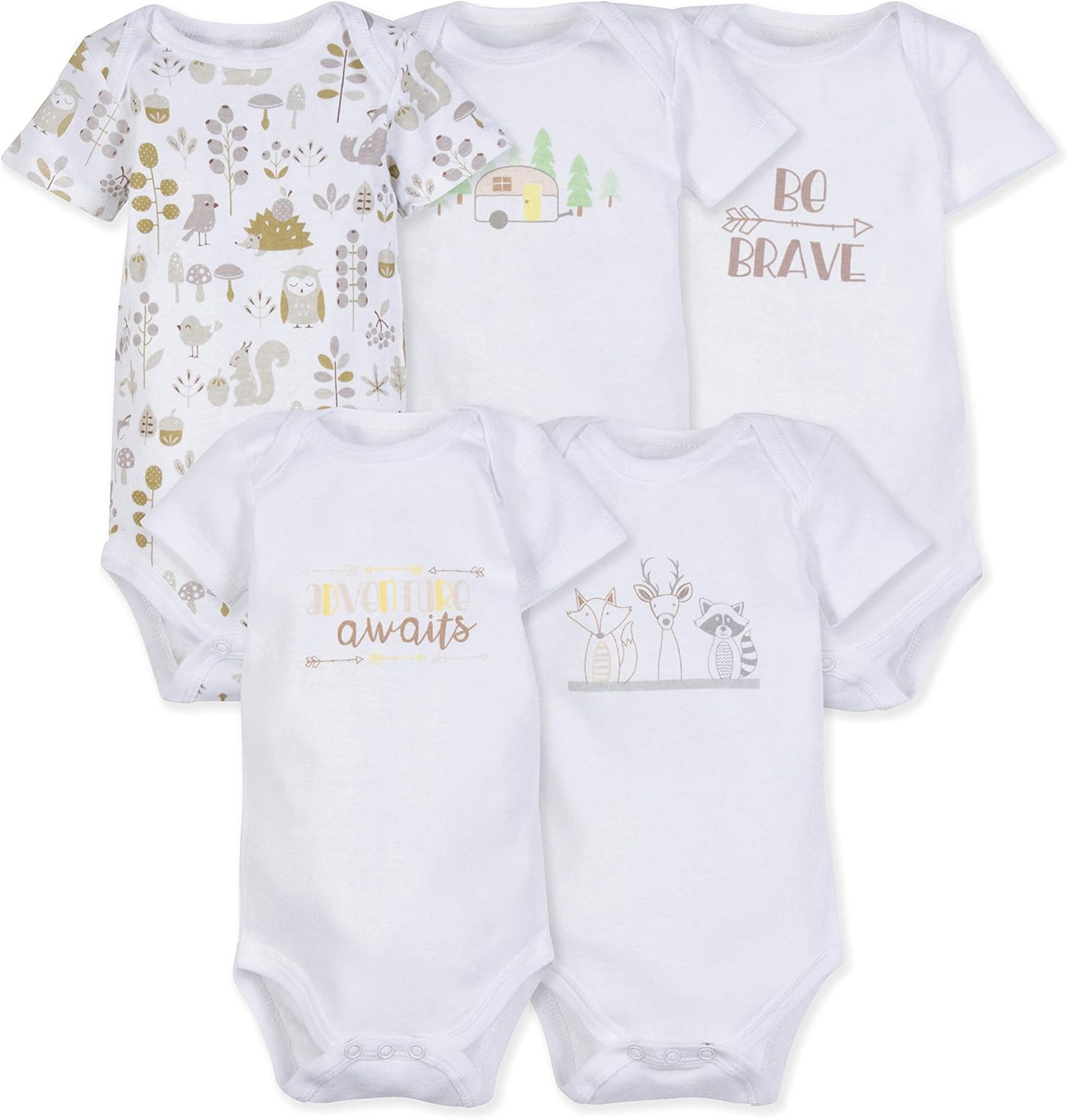 Miracle Baby 5-Pack Bodysuits