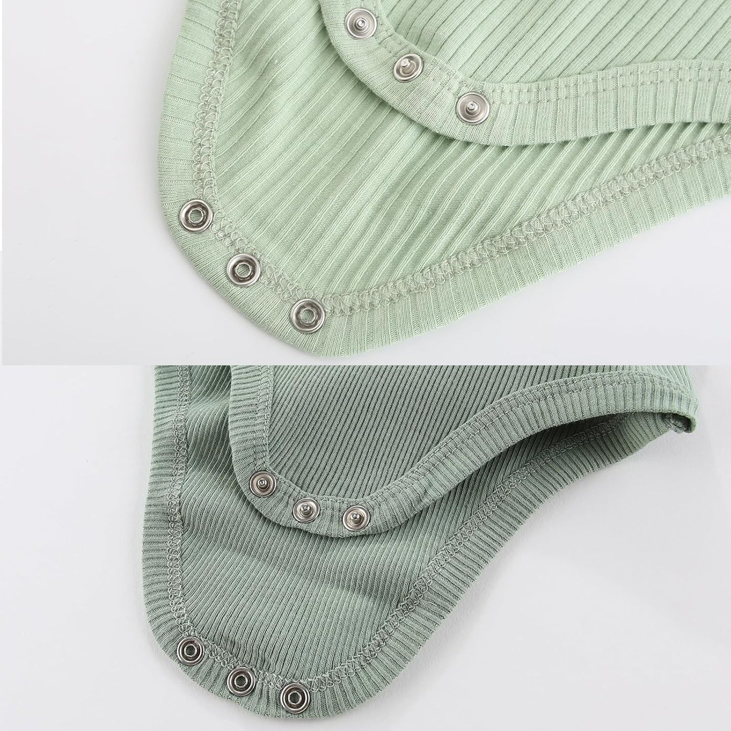 Newborn Baby Boy Girl Short Sleeve Bodysuits Cotton One-Piece Baby Clothes 6-Pack