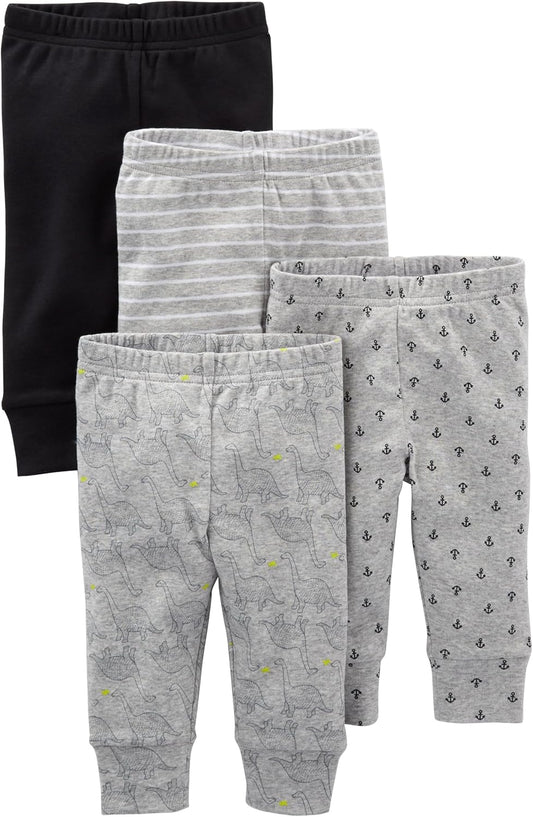 Simple Joys by Carter's Unisex Babies' Pant, Pack of 4