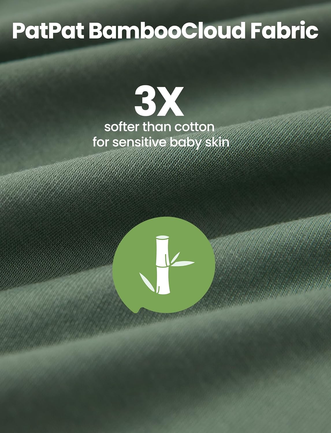 PATPAT Baby Footies Boys Girls - Bamboo Viscose - Zipper & Non-Slip Soles Romper Mitten - Footed & Footless Infant Clothes