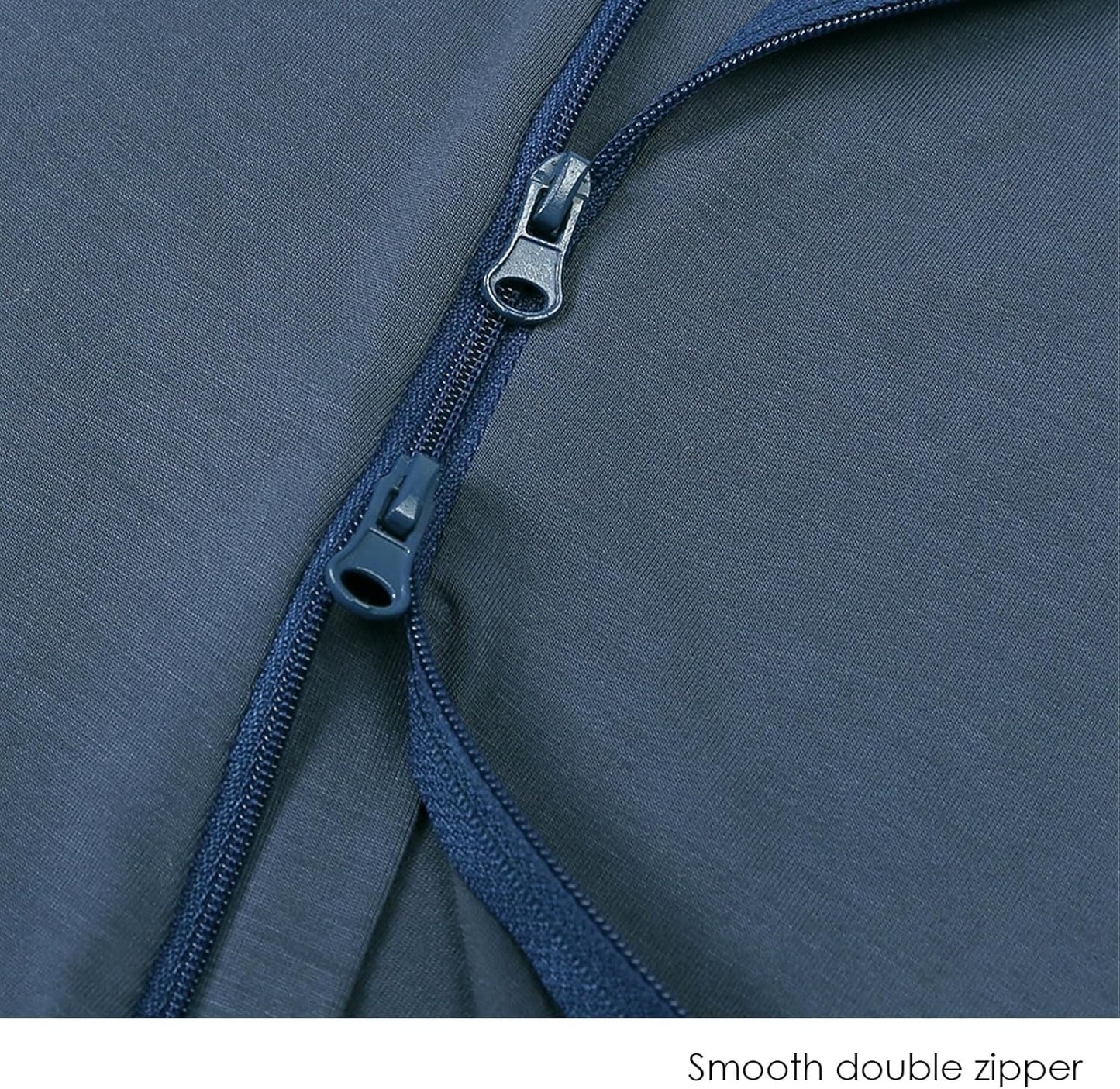 OPAWO Bamboo Baby Pajamas 3 Pack, Double Zipper Bamboo Sleepers for Baby Boy Girl Romper, Toddler Summer Clothes Outfit 0-24M