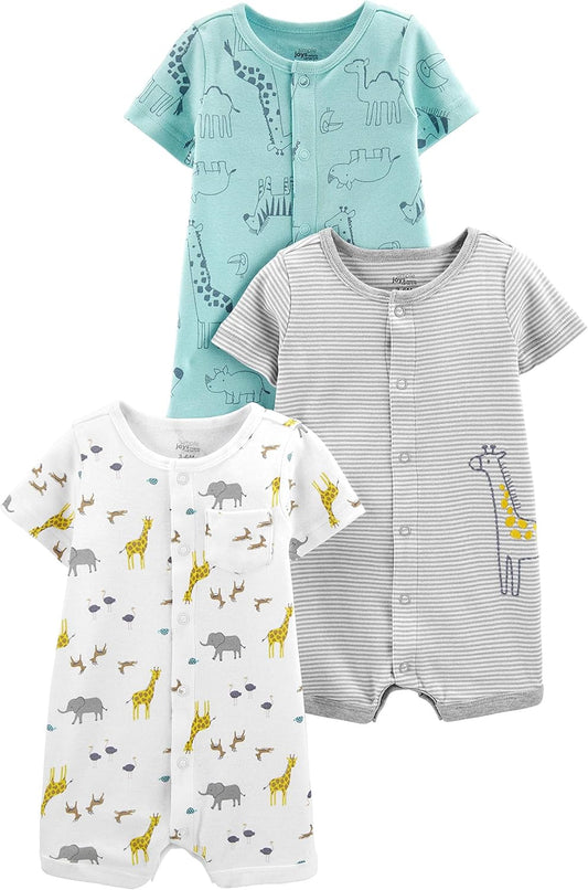 Simple Joys by Carter's Baby 3-Pack Snap-up Rompers
