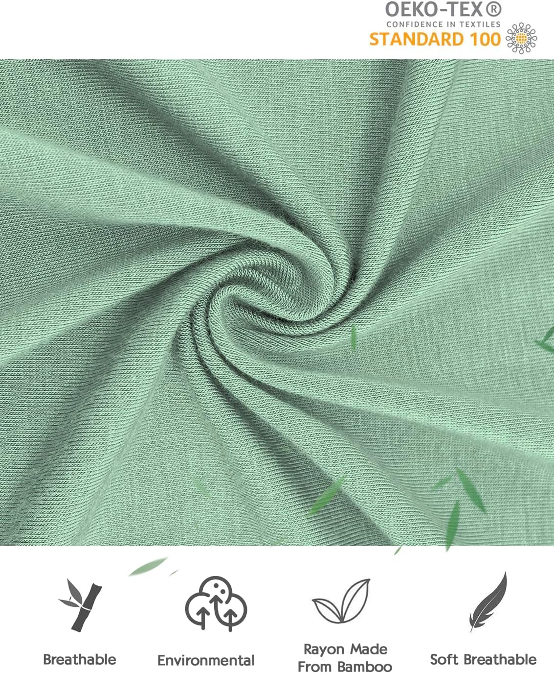 Jimonda Bamboo Baby Pajamas,Unisex Boys Girls One-Piece Footies,Long Sleeve Sleepers 2-Way Zip closure Romper