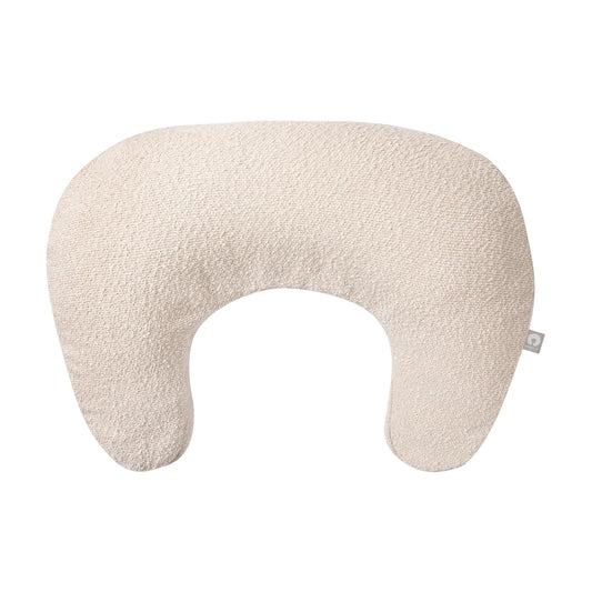 Boppy Nursing Pillow - Ergonomic Bottle & Breastfeeding Pillow with High, Firm, Large Area, Water-Repellent Cushion with Washable Cover; Baby Safety Alliance Verified - Oatmeal Boucle