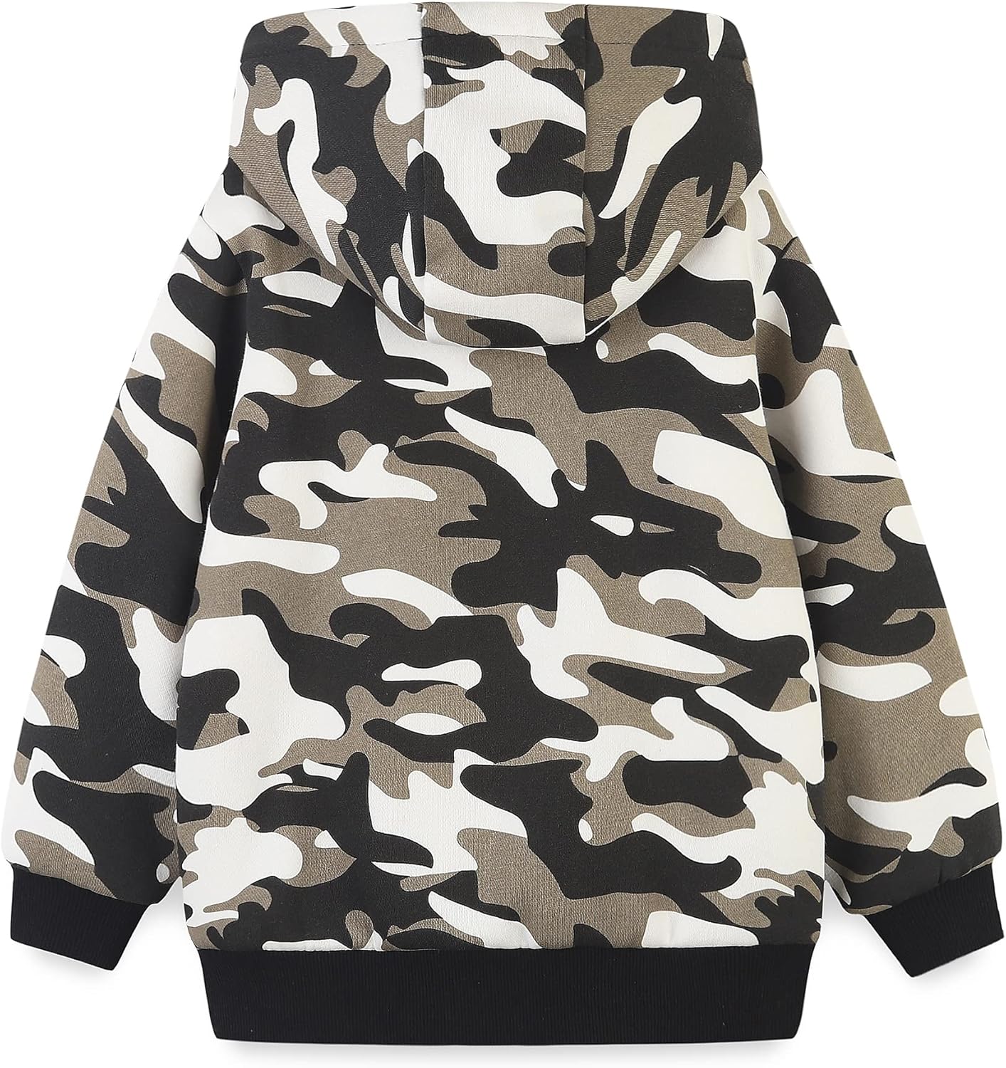 Bumeex Kids Boy's Girl's Sherpa Fleece Lined Jacket Spring Fall Winter Zip up Sweatshirt Hoodie 2-14Y(Toddler/Kid)