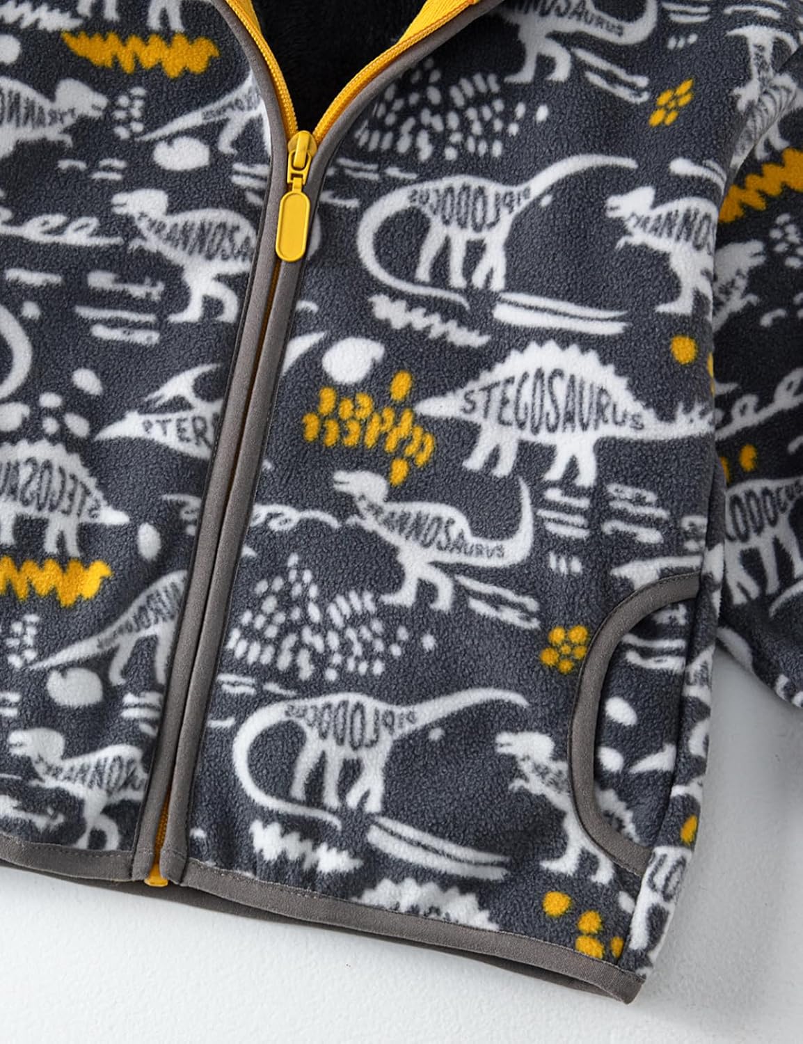 Toddler Printed Polar Fleece hooded Jacket Baby Boys Girls Kids Winter Warm Spring Autumn Outerwear Soft Lightweight