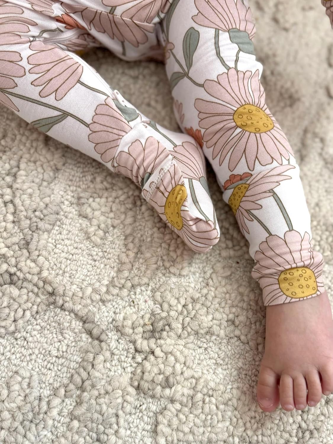 GUNAMUNA Unisex Baby Toddler Ultra-Soft Convertible Pajama, Footie or Romper Sleeper with Diaper Zipper, Newborn to 24 Months