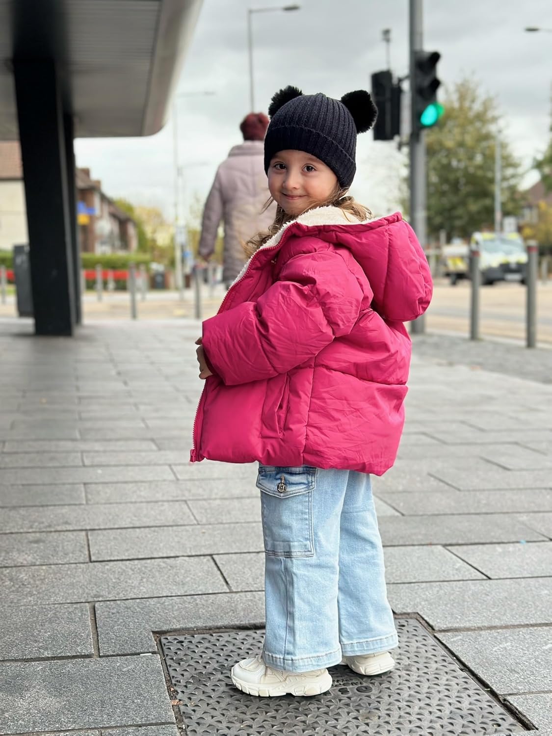 UNICOMIDEA Baby Winter Coat with Hooded Toddler Boys Girls Puffer Jackets for 12M-5T