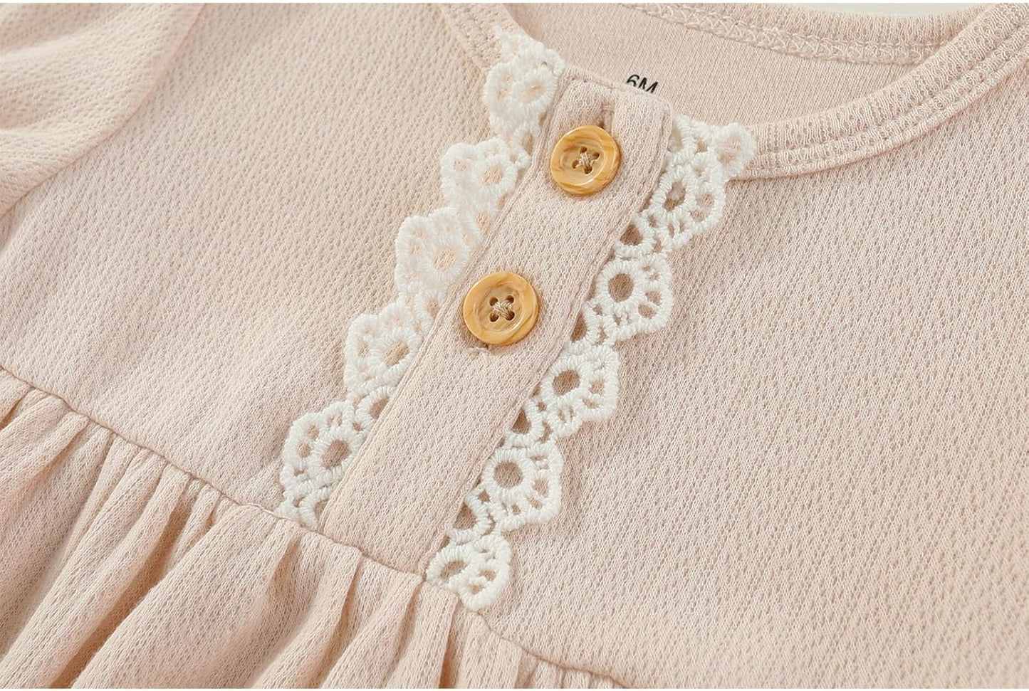 Baby Girl Clothes Cotton Bubble Romper Floral Bodysuits Infant Outfit Set