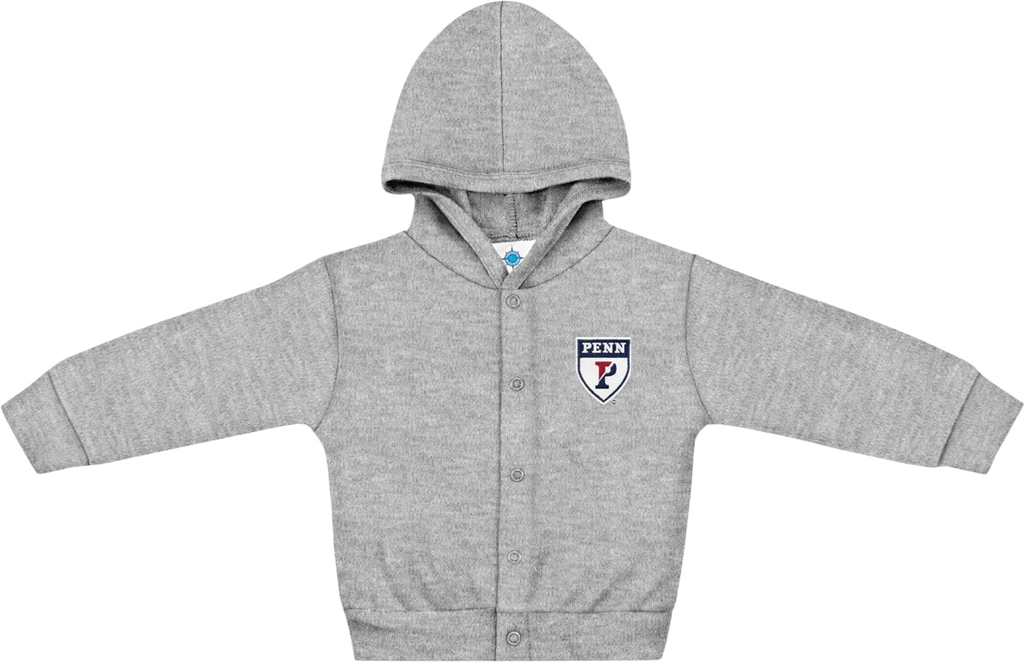 Creative Knitwear College Baby Snap Hooded Jacket - Team Logo, Multiple Colors, for Boys & Girls, (0-24 Months)