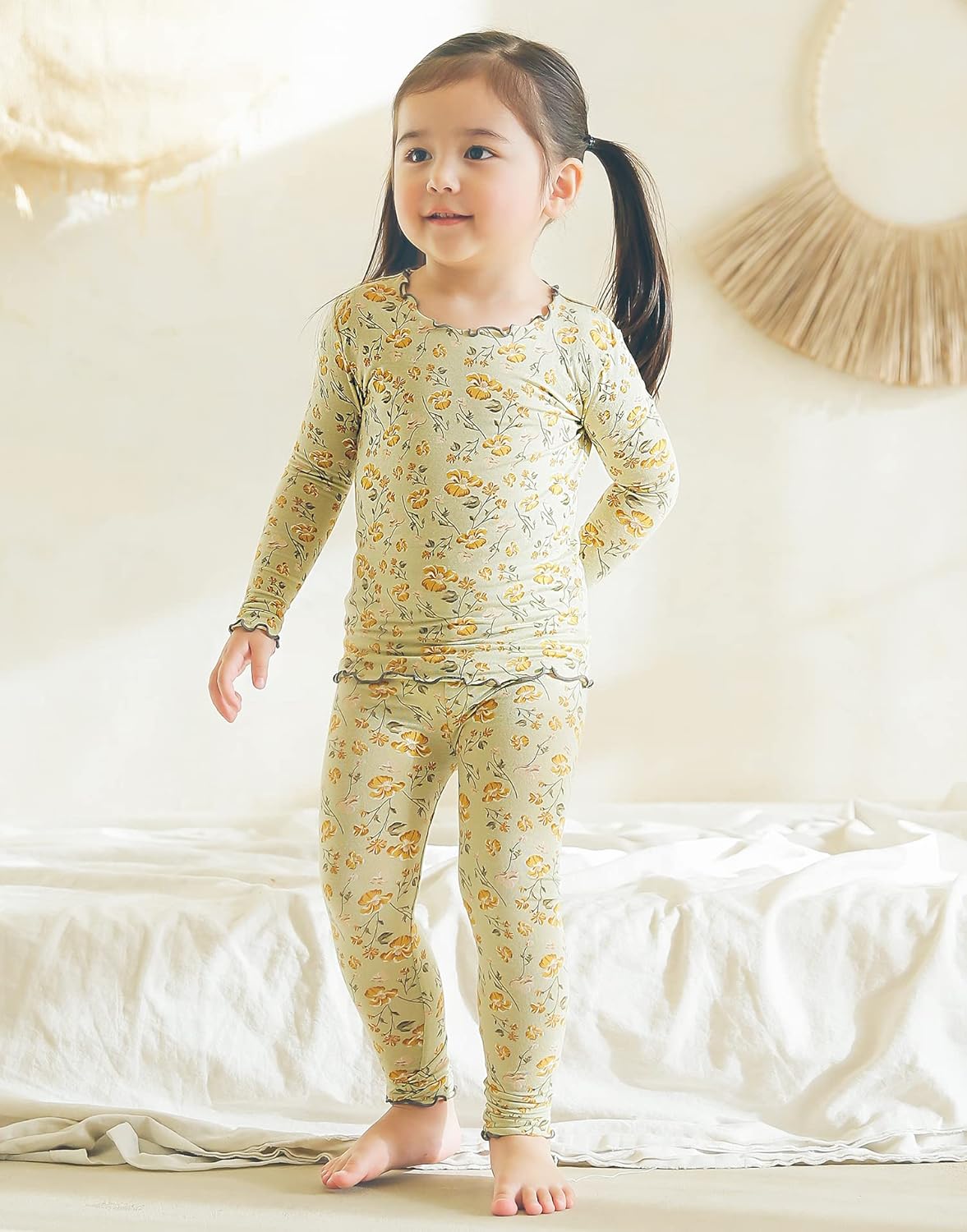 VAENAIT BABY 6M-12Y Kids Unisex Girls & Boys Soft Comfy Modal Tencel Sleepwear Pajamas 2pcs or 4pcs Set