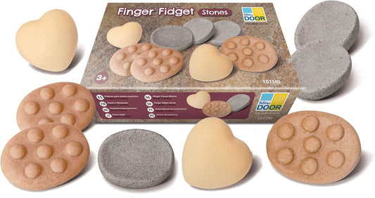 Yellow Door Finger Fidget Stones