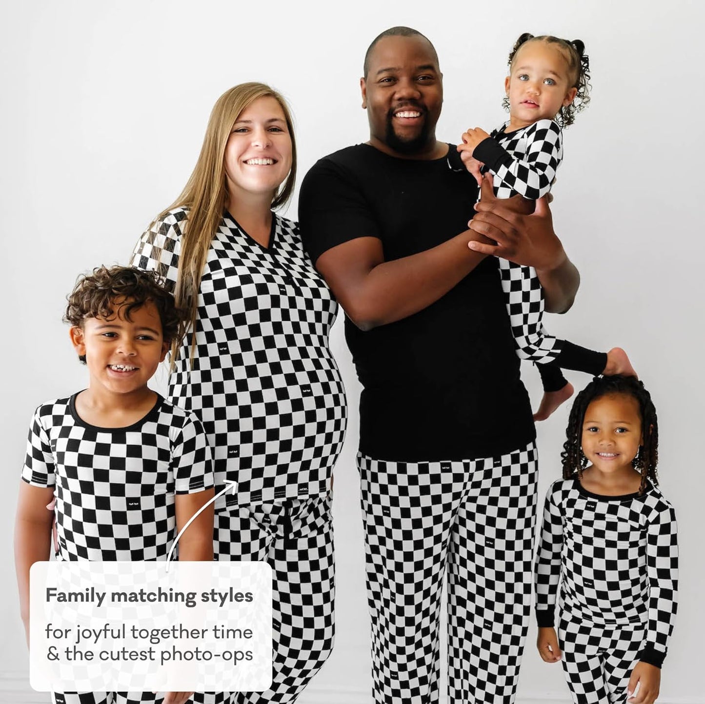 Little Sleepies Two-Piece Pajama Set for Boys & Girls, Soft Viscose from Bamboo Toddler Pajamas for Kids, Family Matching PJs