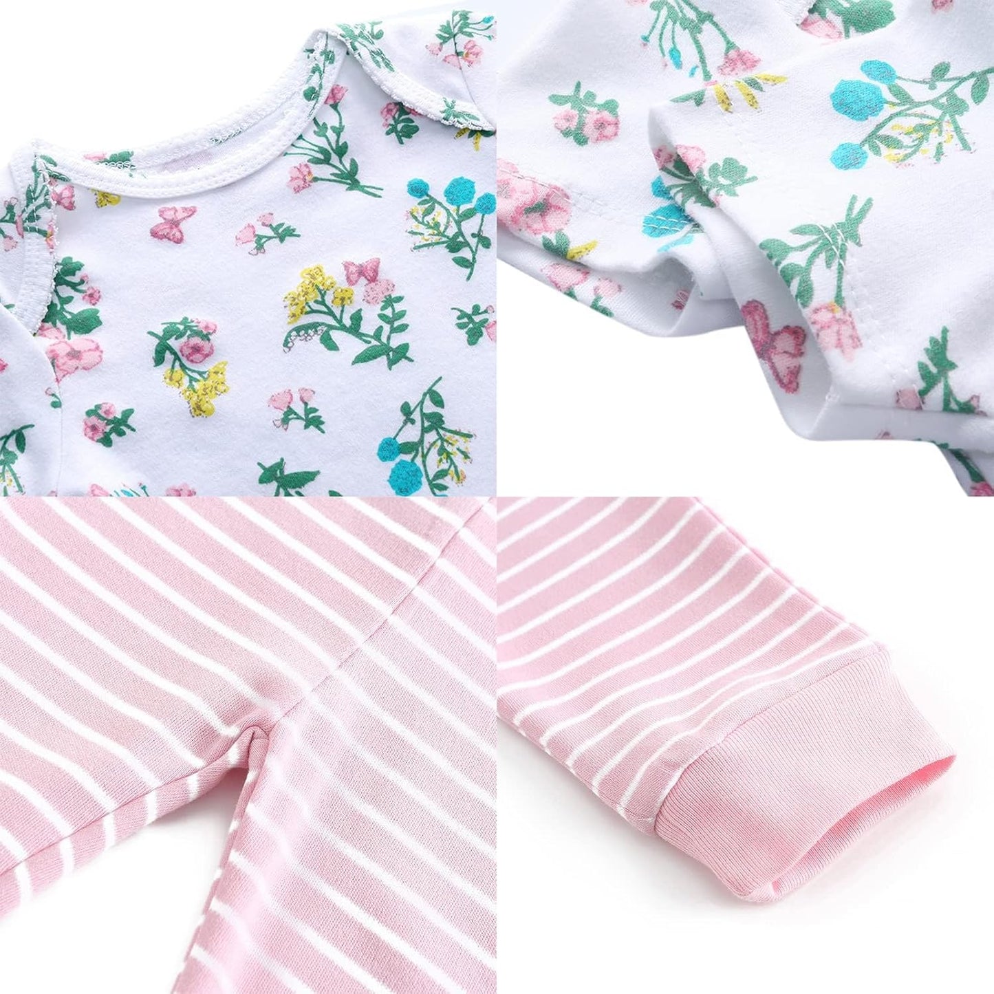 Newborn Layette Gift Set 27-Piece Baby Girl Clothes Bodysuits, Pants Essentials and Accessories 0-12Months