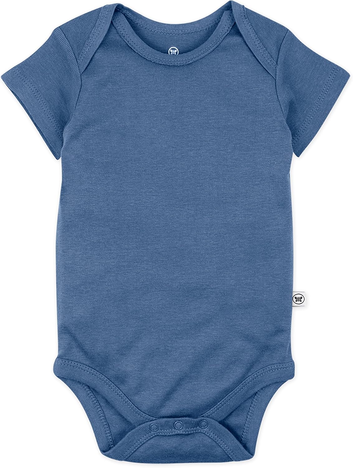 HonestBaby unisex-baby 10-pack Short Sleeve Bodysuits One-piece 100% Organic Cotton for Infant Baby Boys, Girls