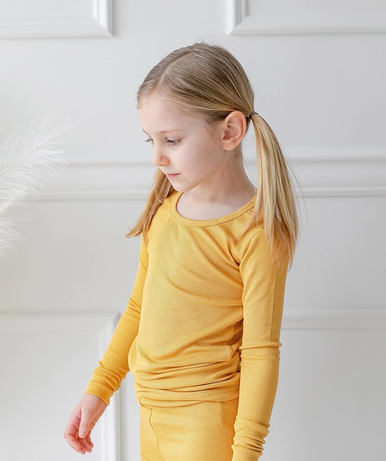 AVAUMA Baby Boys Girls Pajama Set Kids Toddler Snug fit Ribbed Sleepwear pjs for Daily Life Style