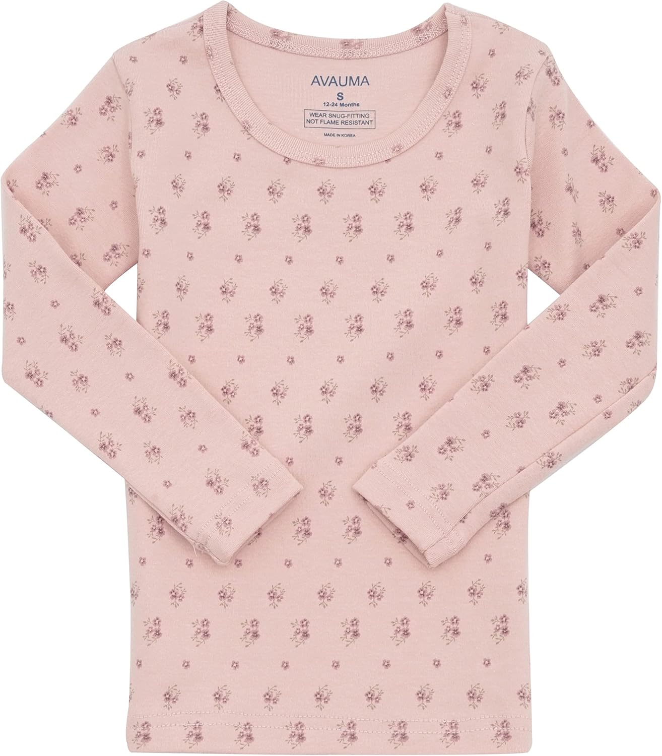 AVAUMA Baby Boys Girls Pajama Set 6M-7T Kids Cute Toddler Snug fit Pattern Design Pjs Cotton Sleepwear