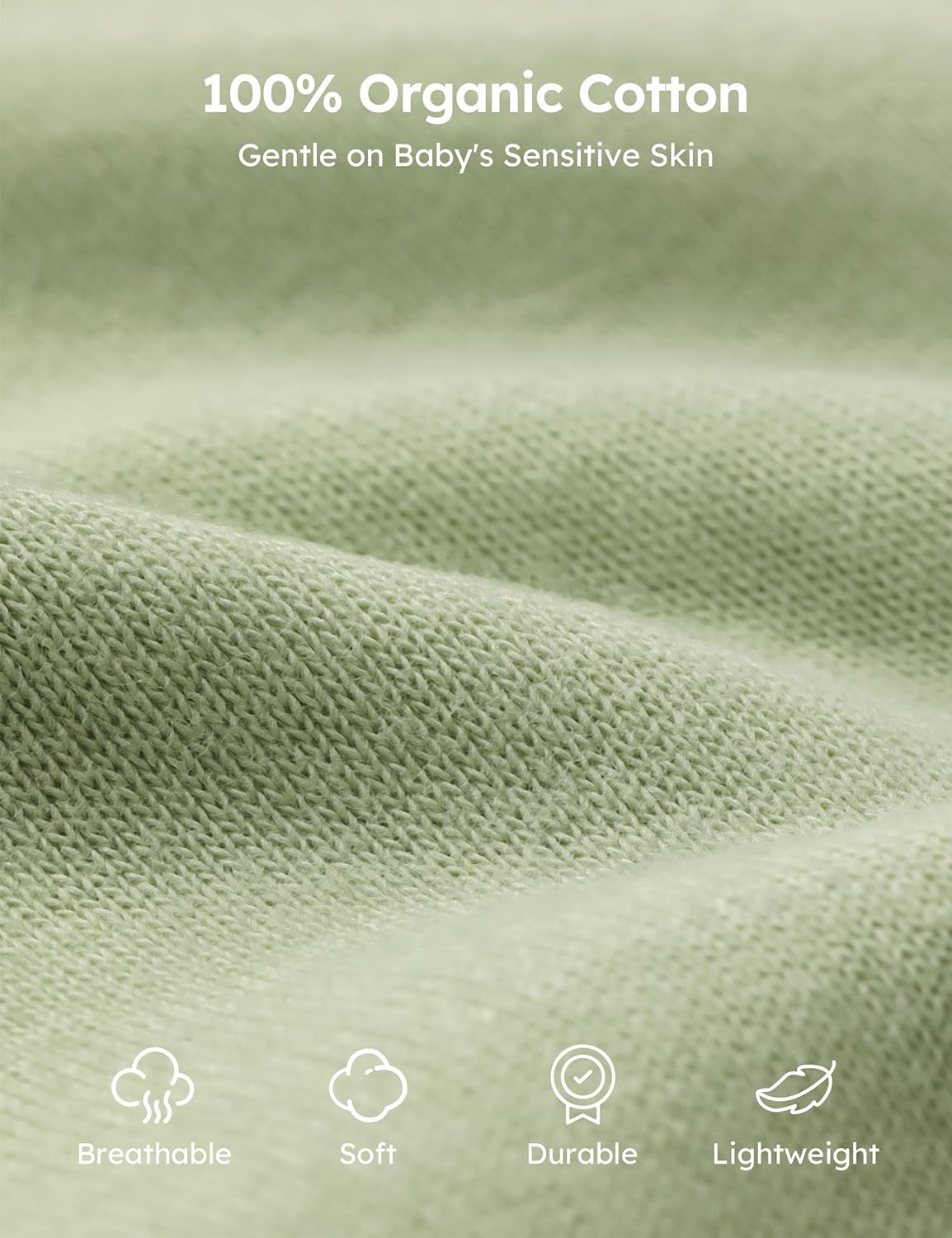 Yoofoss Baby Bodysuits 100% Organic Cotton Short Sleeve Infant Romper for Boy and Girl Baby Clothes, Soft Breathable