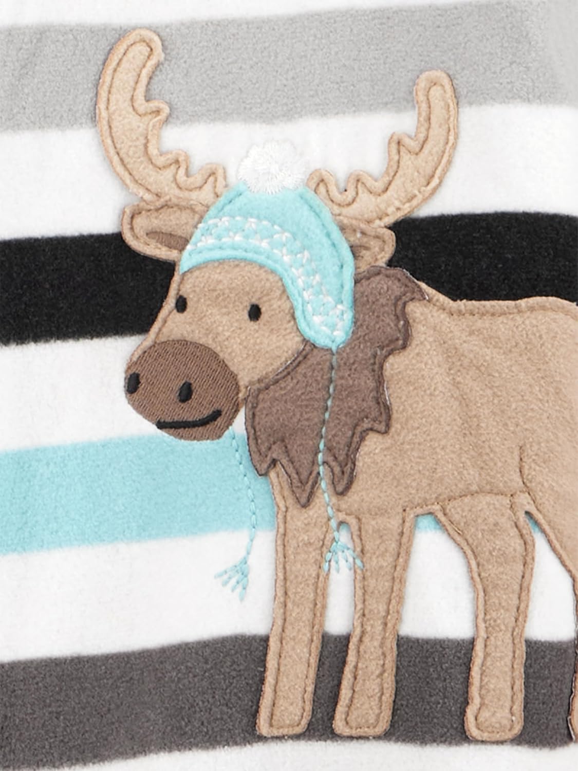 Simple Joys by Carter's Toddlers and Baby Boys' Loose-Fit Flame Resistant Fleece Footed Pajamas, Pack of 3