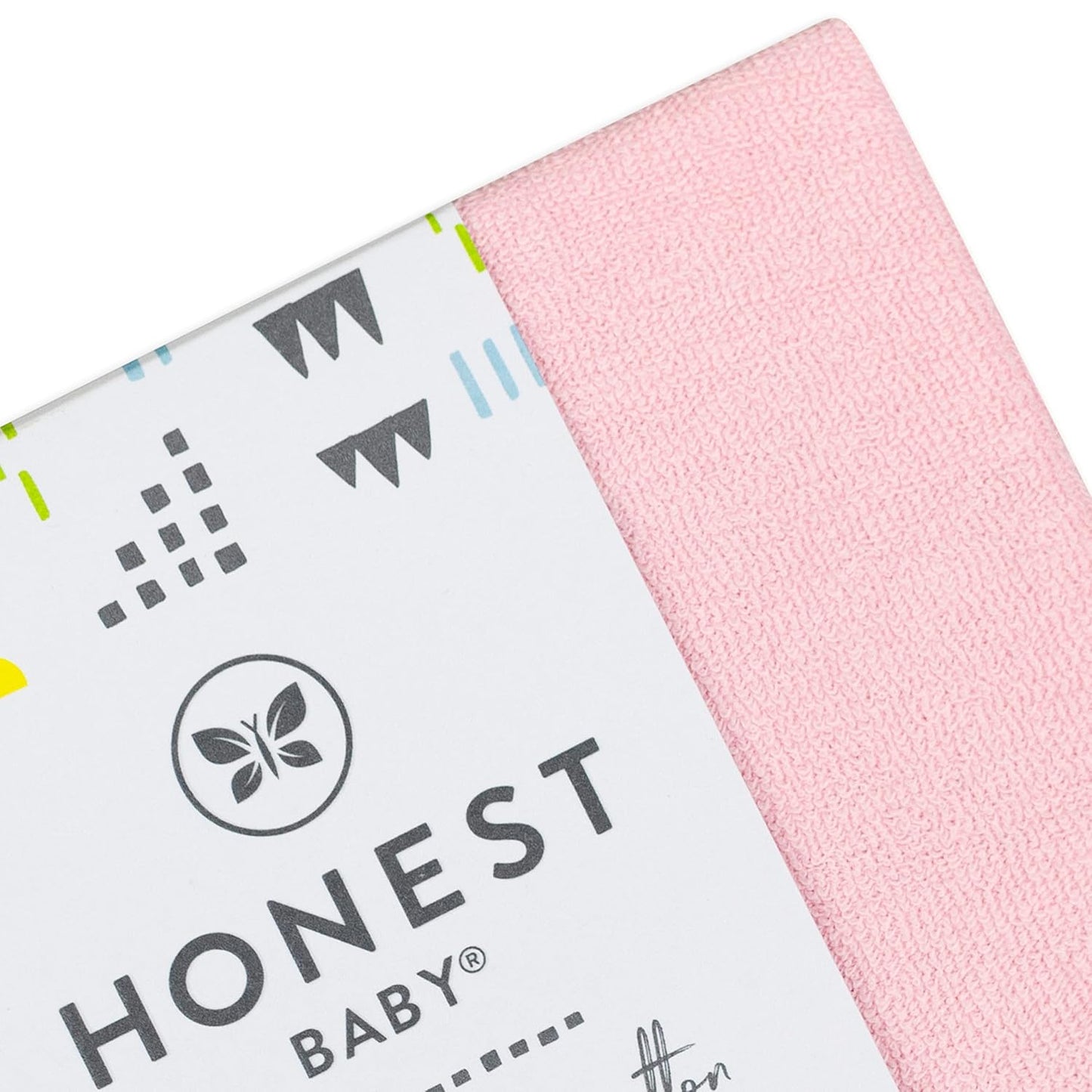 HonestBaby unisex baby Organic Cotton Changing Pad Cover and Toddler Sleepers, Light Pink, One Size US