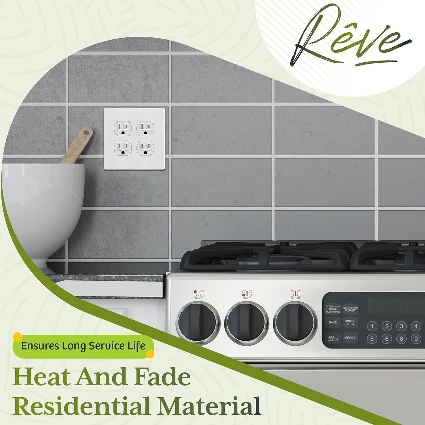 TG Screwless Duplex Wall Plate, Child Safe Double Receptacle Outlet Cover, Standard Size, 2-Gang 4.68" x 4.73", Unbreakable Polycarbonate Thermoplastic, UL Listed, SP-S2-W, Glossy, White