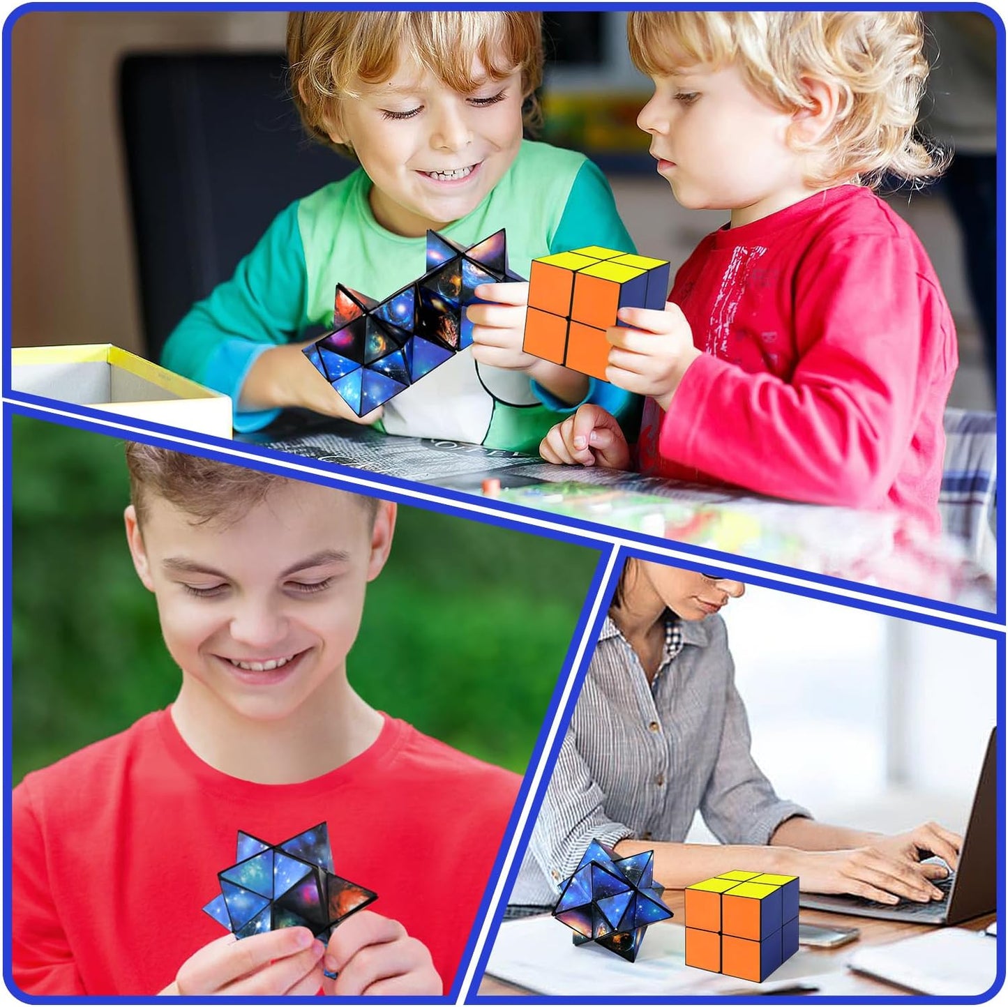 Toys for Boys Age 6-12 Birthday Gifts for 6 7 8 9 10 Year Old Boy Girls, Fidget Toys Infinity Cubes for Kids 8-12 Cool Fun Magic Cube for Boys Ages 10-12 Years Old Gift Ideas for Teen