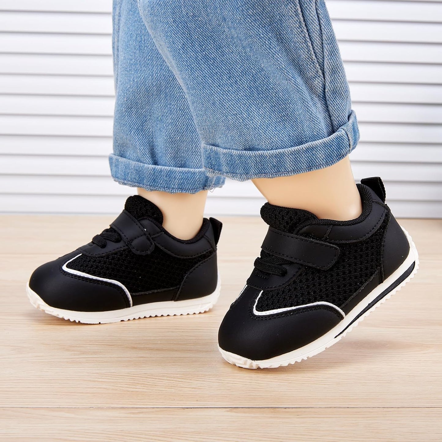BMCiTYBM Baby Boy Girl Shoes Breathable Mesh Walking Shoes Lightweight Non-Slip Sneakers Infant First Walkers 6 9 12 18 24 Month