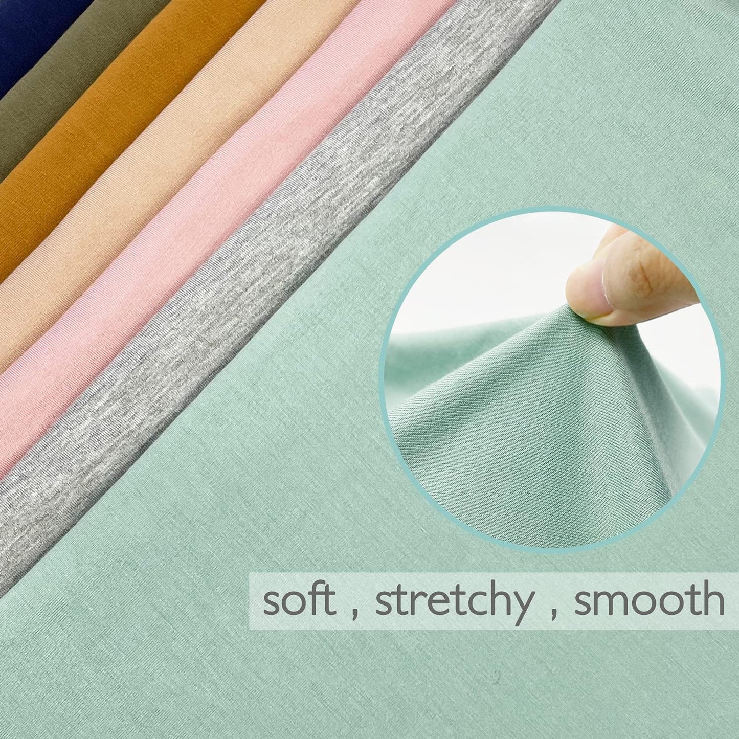 OWLOWLA Swaddle Blanket and Hat Set Newborn Swaddle Wrap Baby Receiving Blanket for Baby Boys Girls(Baby Blue)