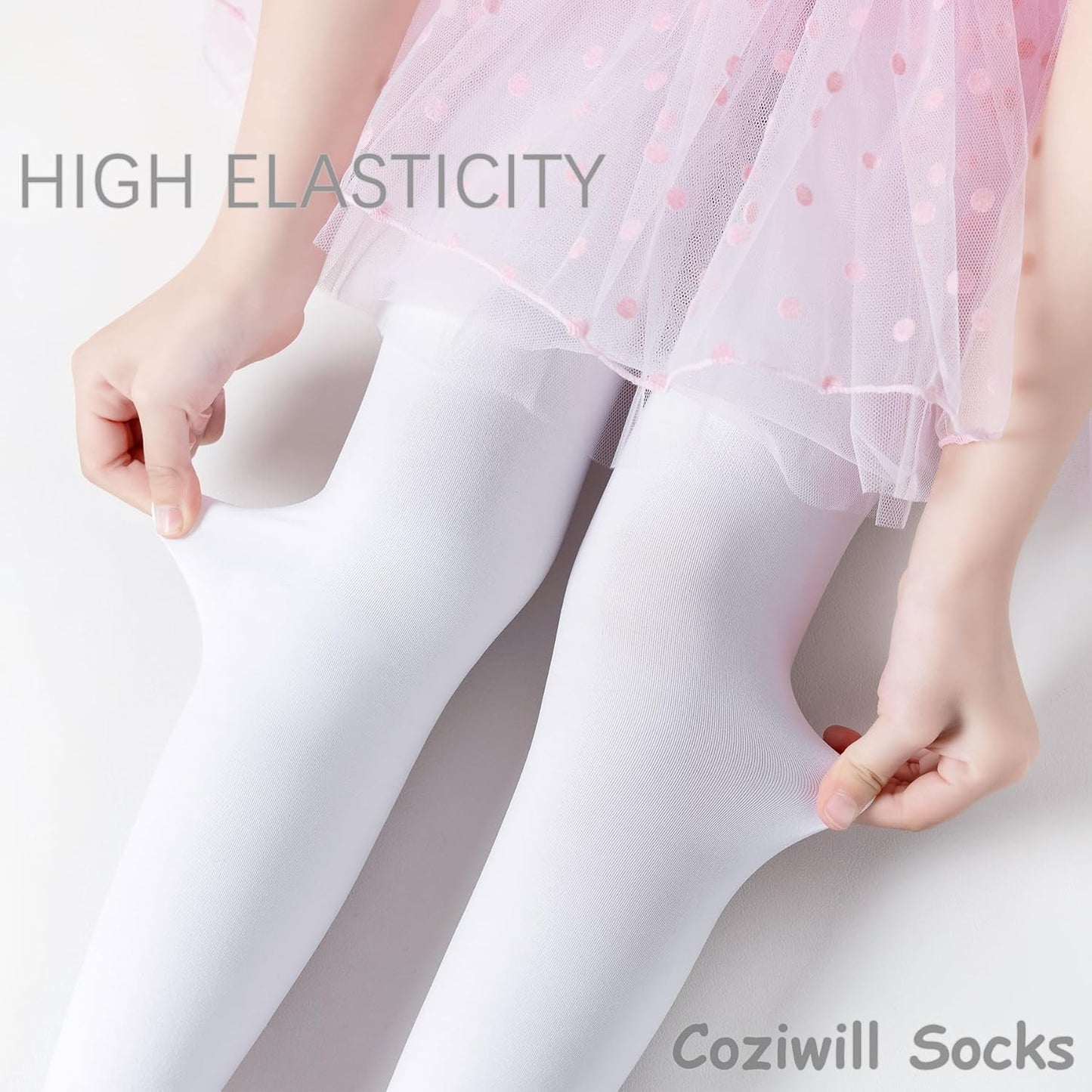 Ballet Tights Girls Dance Tights School Girl Footed Leggings Kids Ultra Soft Pantyhose Stockings Toddler