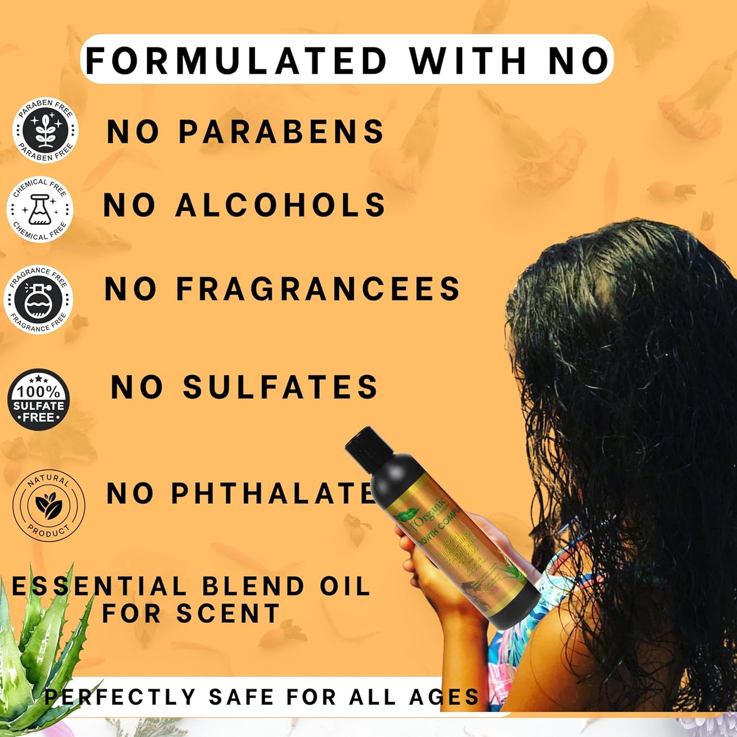 J’Organic Solutions Hydrating Shampoo (for kids)